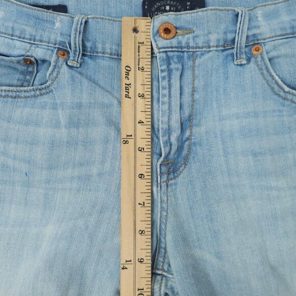 Lucky Brand Sweet N Low Boot Cut Jeans Womens 14 Light Wash Distressed Denim - Picture 4 of 15